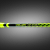 Close‑up of a Yellow Hellcat Revenge casting rod on a dark gradient background, inviting users to discover the new rod series.